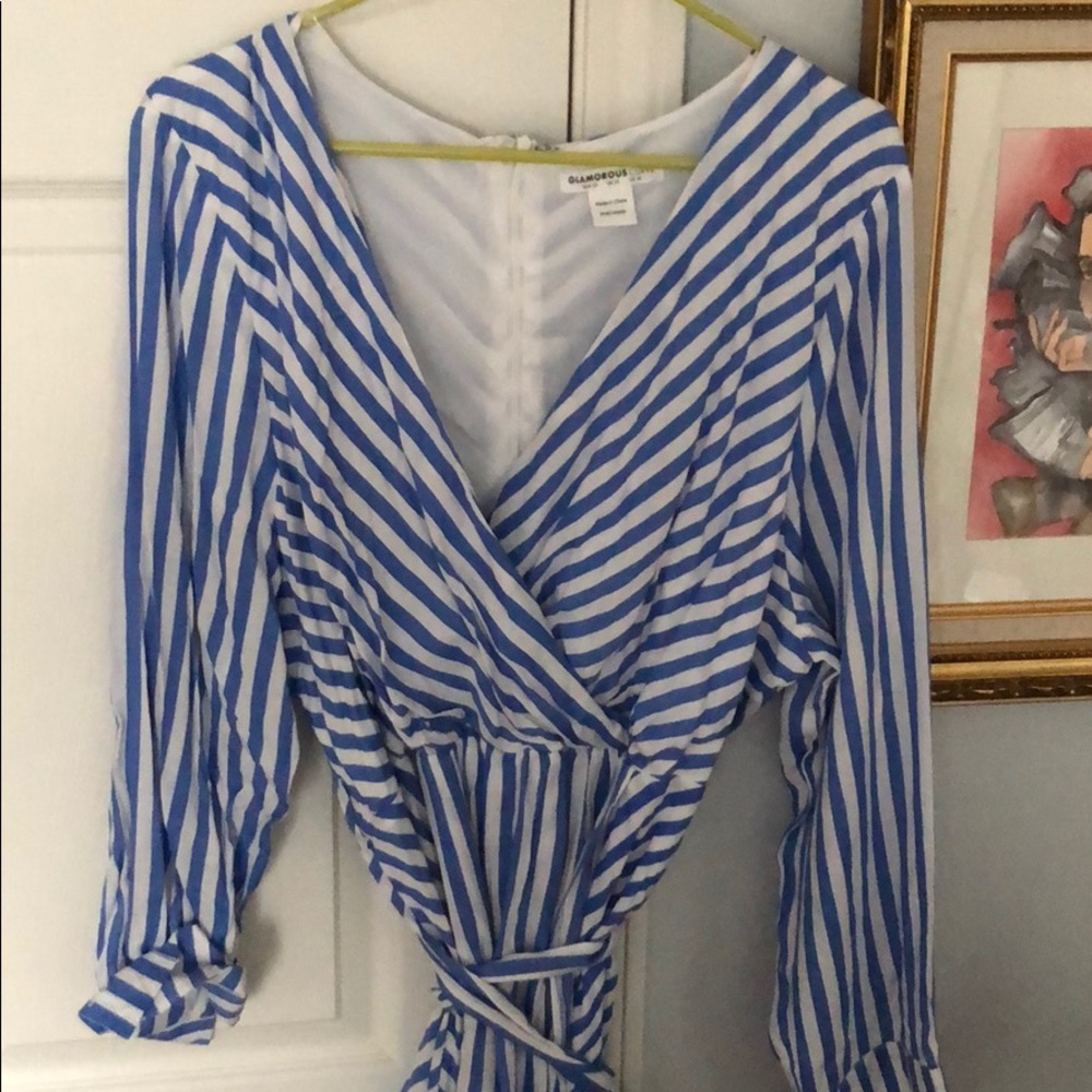 Front tie dress